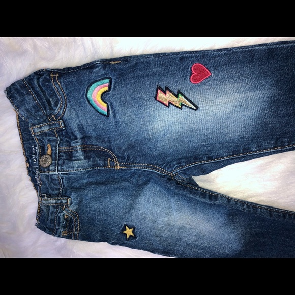 SUPER cute Baby Gap boyfriend jeans - Picture 2 of 5